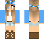 cool blue lady