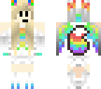 derpy rainbow dragon girl