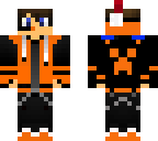 orange creeper with xmas hat lol