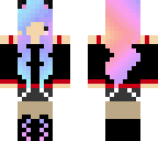 Pastel Goth Chibi | Minecraft Skin