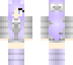 purple cat girl