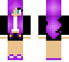 purple hair girl