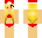 red bikini