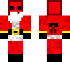 red santa slime