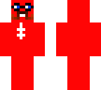 red screen
