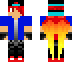 water fire angel boy
