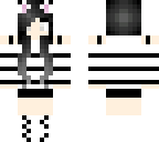 black and white cat