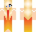 blonde fire girl