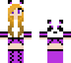 blonde panda