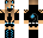 blue cat girl for my friend