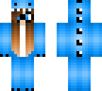 blue dino girl