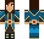 blue elven wizard with evil overlay