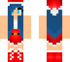 blue headed xmas girl 
