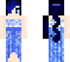 blue ponytail girl
