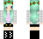 chibi christmas pastel goth