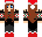 christmas brunette