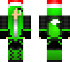 christmas green fox