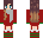 christmas me as anime