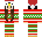 christmas penguin girl