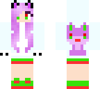 christmas wolf girl