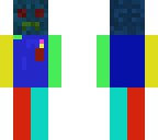 crazy rainbow person