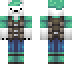 cute polar bear fisherman