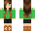 edit of green casual girl