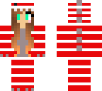 girl dino candycane