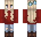 girl in a jumper