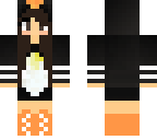 girl in a penguin onesie