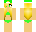 green bikini