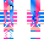 mixed candy colour girl