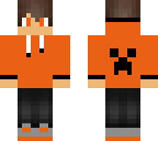 orange hoodie