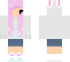 pastel chibi bunny girl