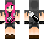 pink haired survivor girl