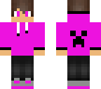 pink hoodie 