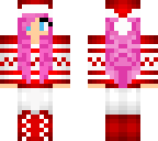pink xmas girl