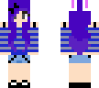 purple bunny girl