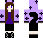 purple cat girl