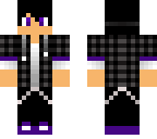 purple check boy