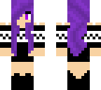 purple haired