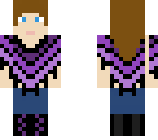 purple poncho