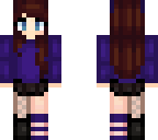 purple x stitch ears