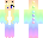 rainbow dino girl