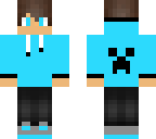 sky blue hoodie