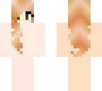 strawberry blonde girl with brown eyes base