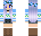 swater blue girl