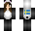 swedish panda girl