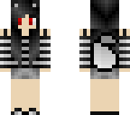 black and white wolf girl alex
