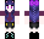 blue cat girl